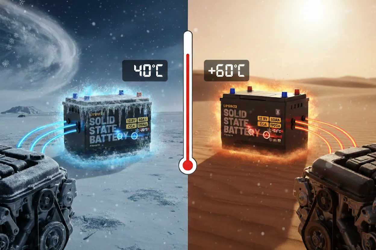 Breiter Temperaturbereich