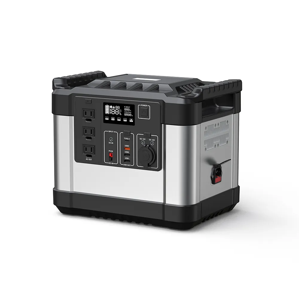 G1000 - powerstation 1000 watt camping lifepo4 | 1110Wh Solargenerator – Bild 4