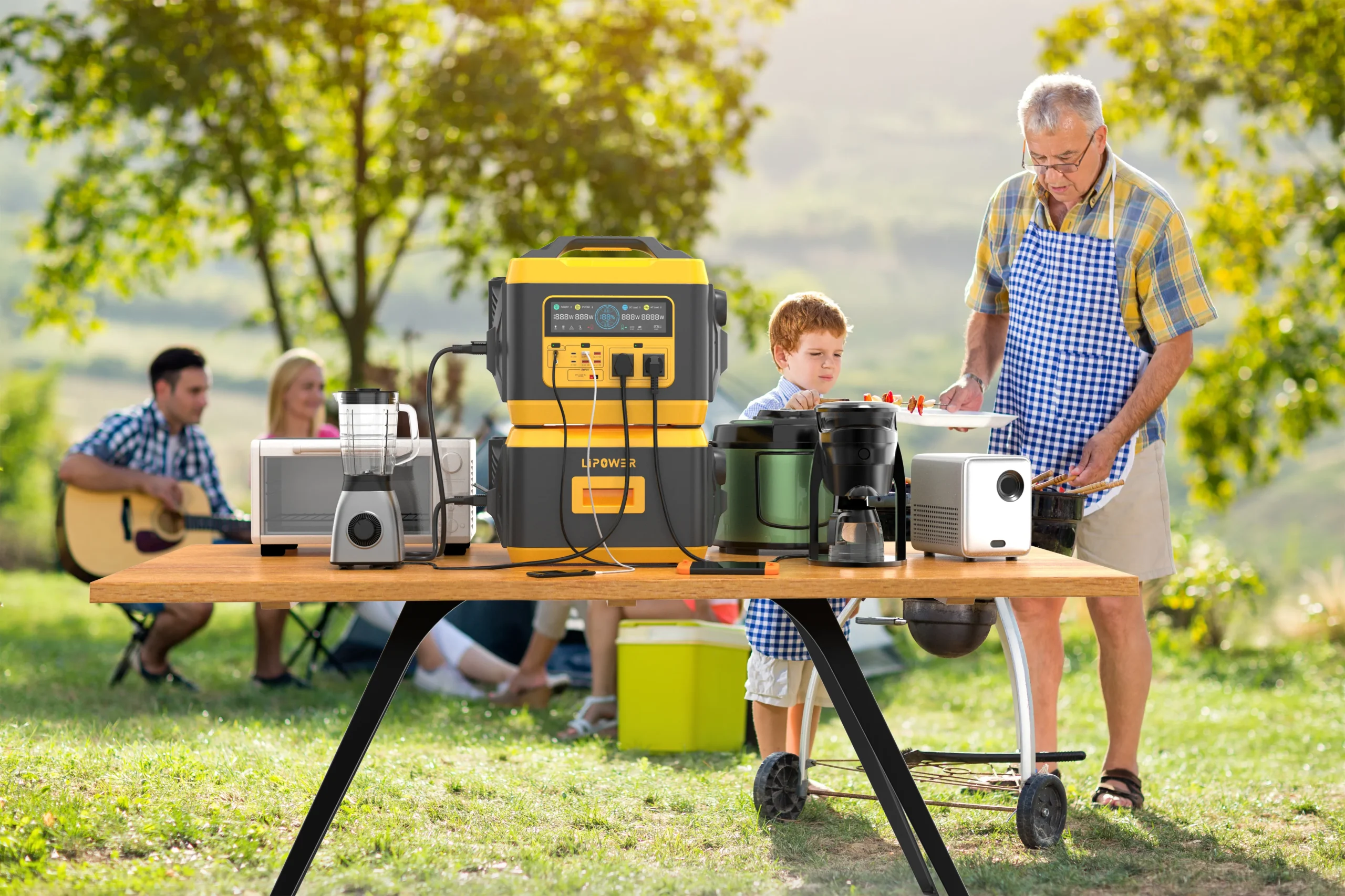 M3000 - Powerstation 3000 watt lifepo4 outdoor wohnmobil – Bild 6