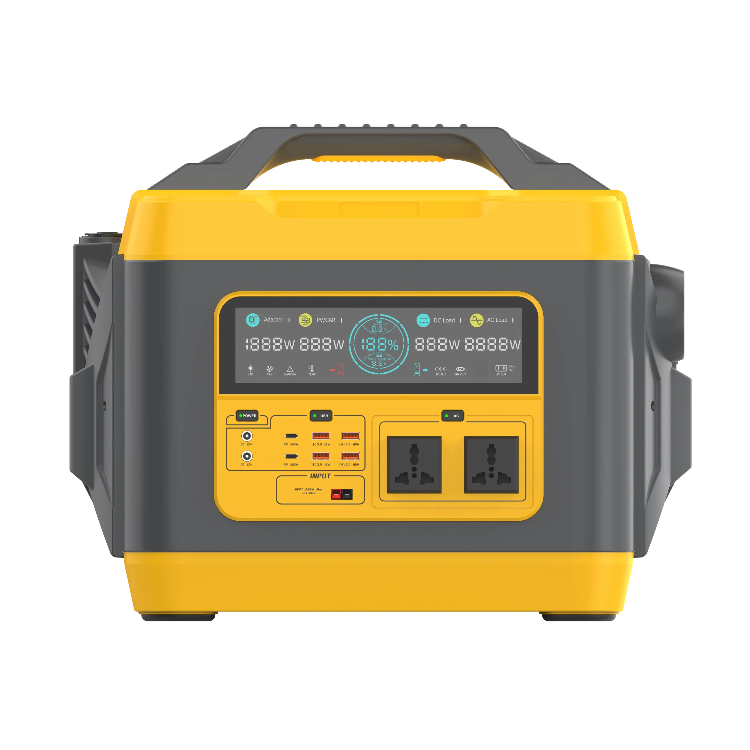 M3000 - Powerstation 3000 watt lifepo4 outdoor wohnmobil – Bild 3