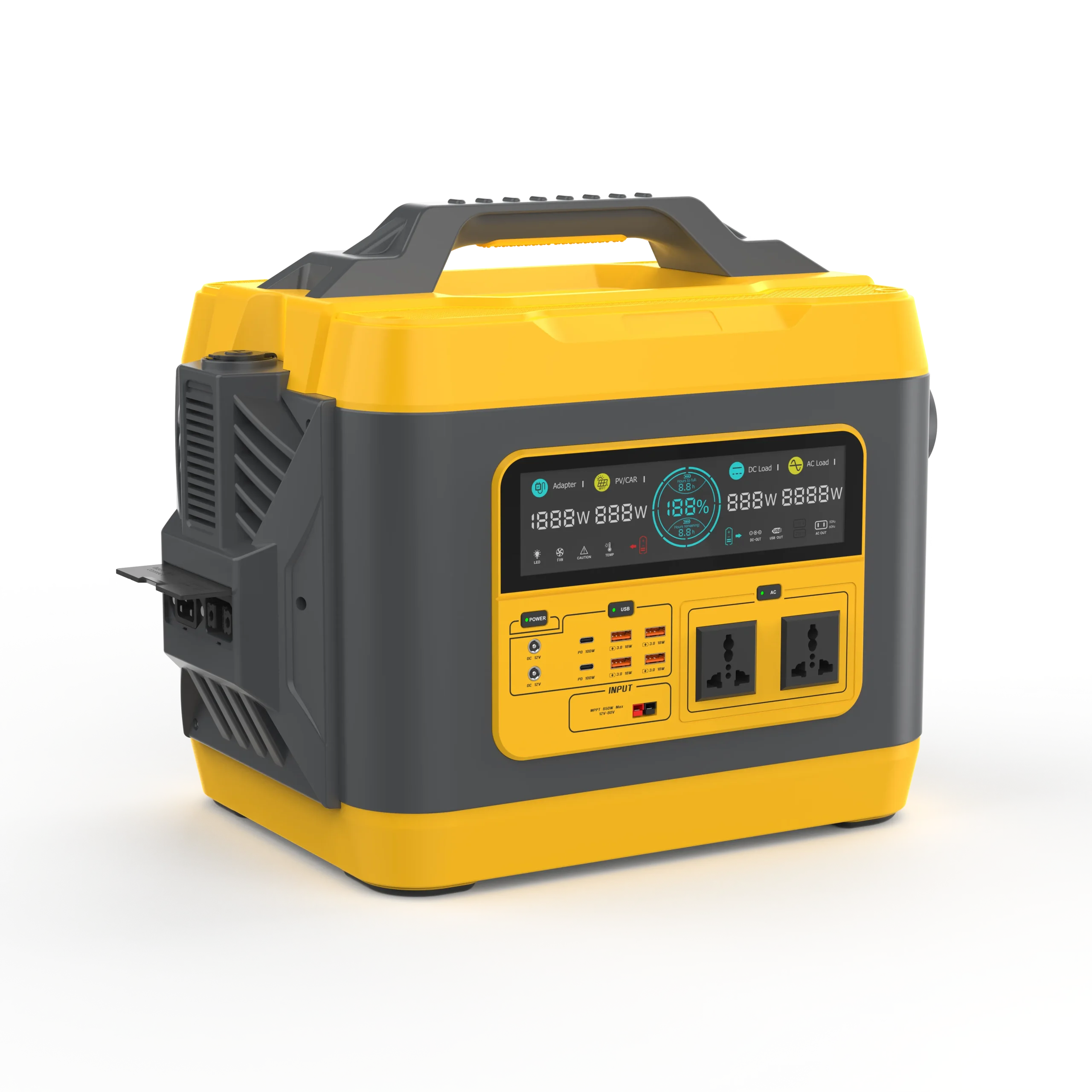 M3000 - Powerstation 3000 watt lifepo4 outdoor wohnmobil – Bild 2