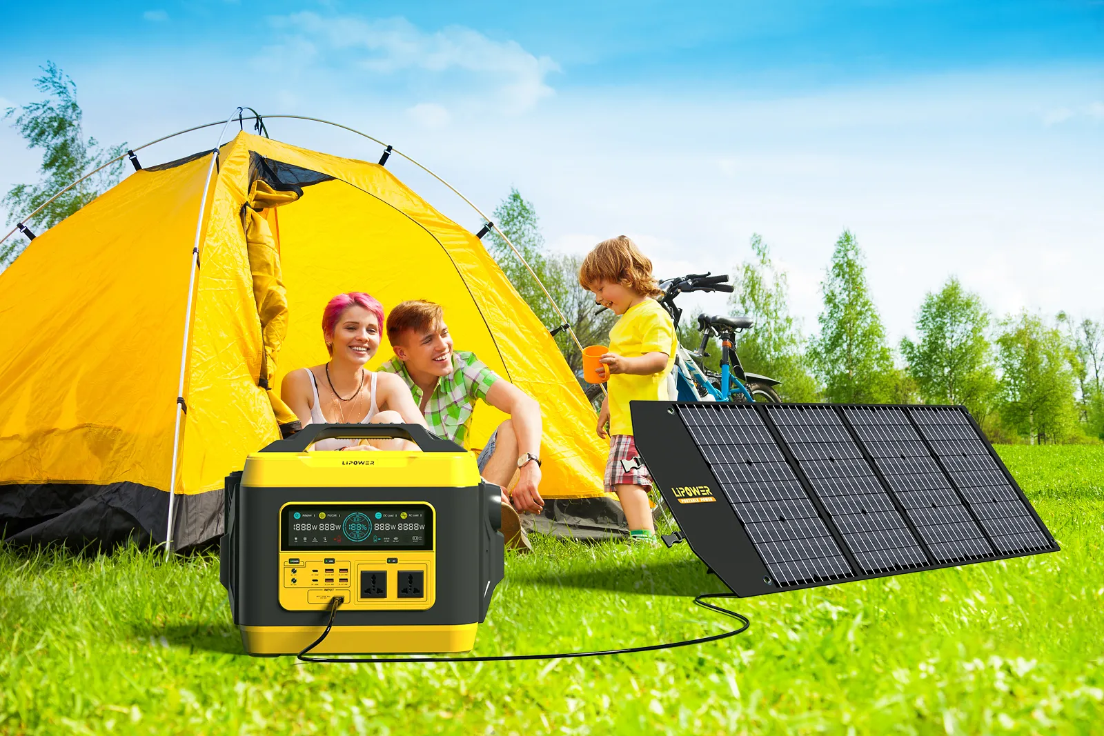 M3000 - Powerstation 3000 watt lifepo4 outdoor wohnmobil – Bild 4