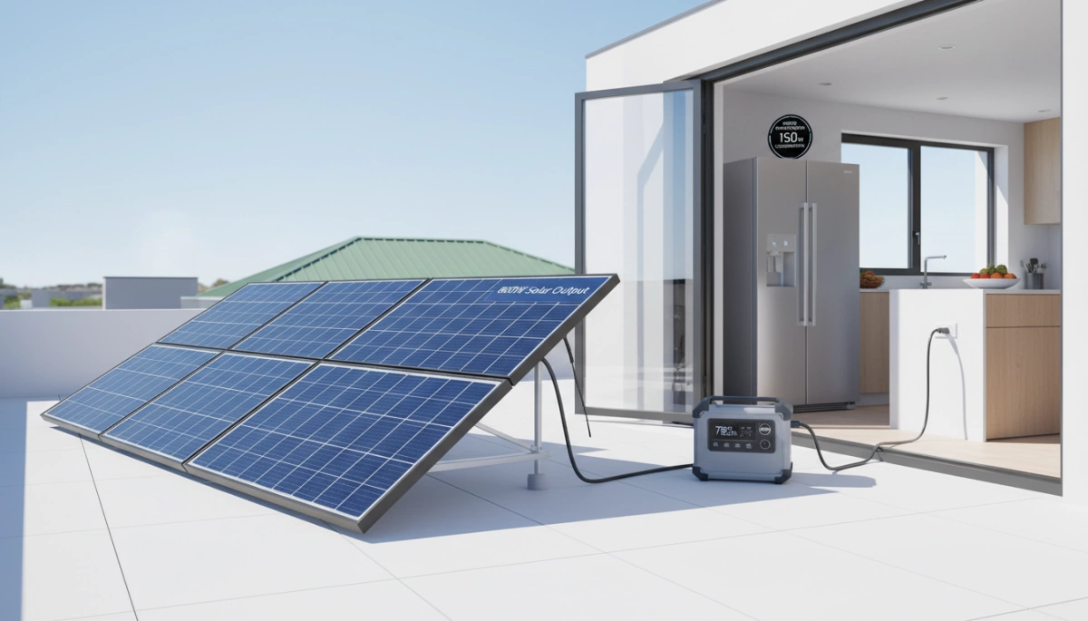 Kann ein 800W Solarpanel einen Kühlschrank betreiben